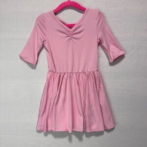 Dotdotsmile Dress Size 2T Solid Pink New With Tags